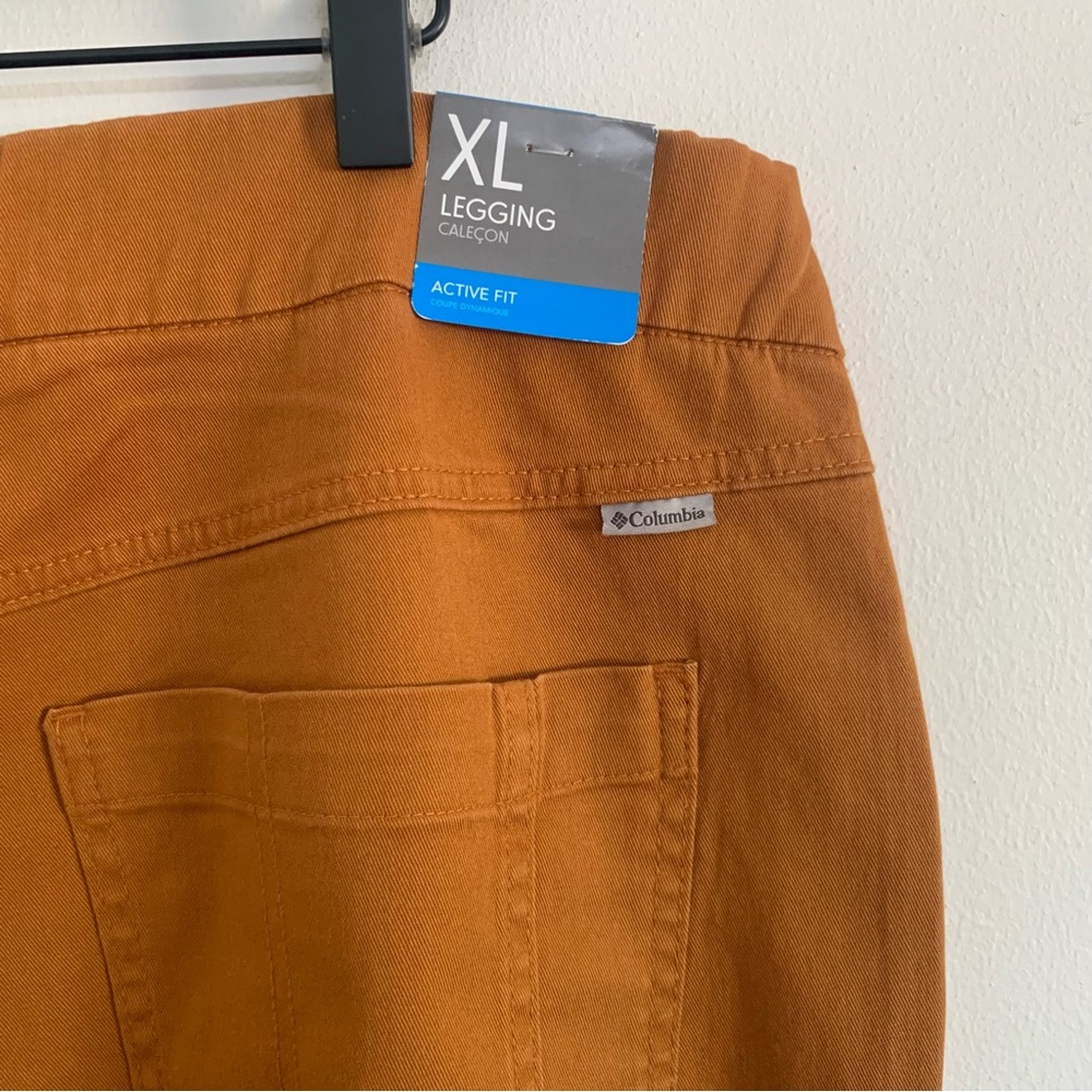 Columbia Women’s XL Active Fit Pull-On Legging Pants Orange-Bronze - Picture 5 of 7